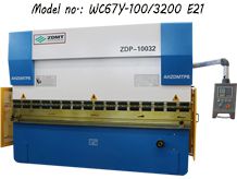 不銹鋼板料折彎機ZDP-10032 (WC67Y-100/3200)