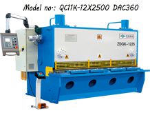 QC11K系列DAC360數控閘式剪板機