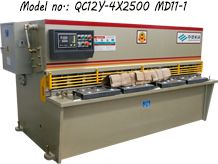 QC12Y-4X2500擺式剪板機